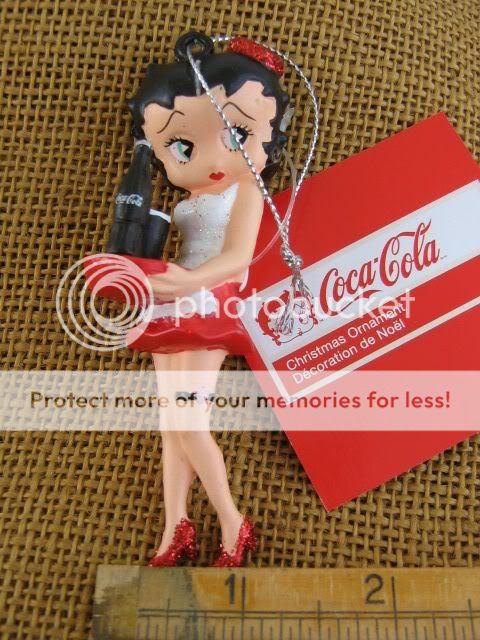 Kurt Adler Betty Boop Coca Cola Coke Ornament