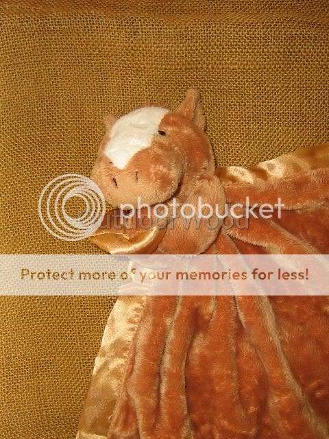 Pickles Chestnut Horse Animal Baby Banky Blanket