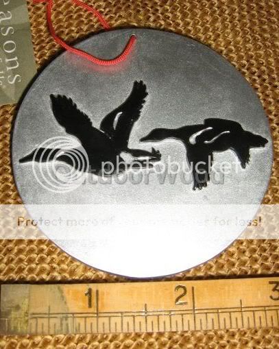 Hunter Hunting Small GOOSE Duck Silhouette Ornament