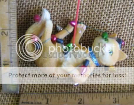   Wrapped In Christmas Lights Resin Christmas Ornament. New With Tag