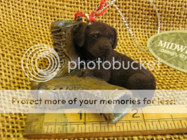 Midwest Of Cannon Falls Chocolate Brown Lab Puppy With Hunting Boots 