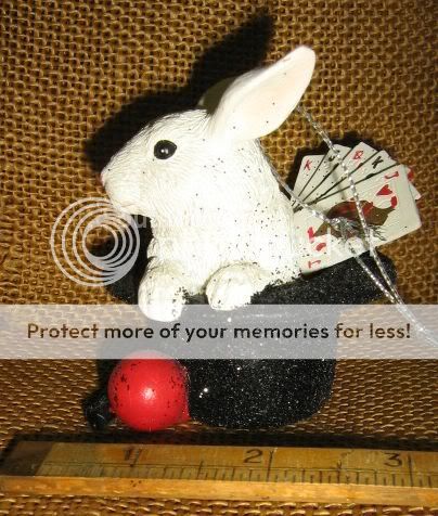 Cannon Falls Magician Magic Trick Hat Cards Rabbit Ball Wand Ornament New