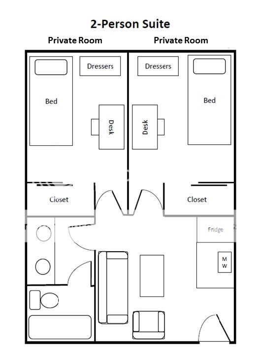 Lamar University Dorm Floor Plan - floorplans.click